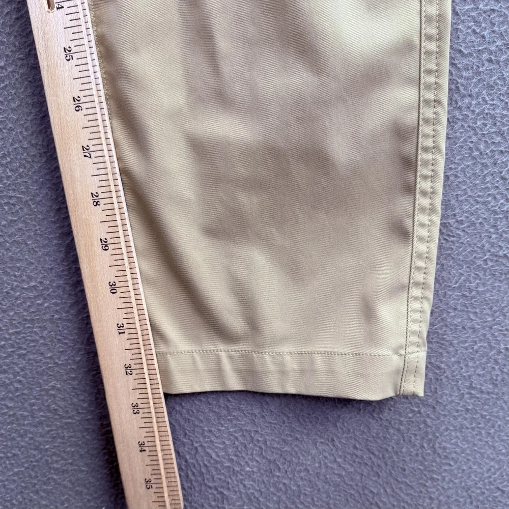 Bluffworks Pants Mens 31x34 (Fit 30/33) Beige Ascender Regular Fit Travel Chino